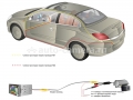 CCD штатная камера заднего вида с динамической разметкой AVIS Electronics AVS326CPR (#016) для FORD