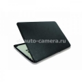 Кожаный чехол для Macbook Air 11” Uniq Luxe Ebony, цвет ebony black (MA11TTX-CLQBLK)