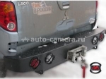 Силовой бампер для Mitsubishi L200 2006- с лебедкой